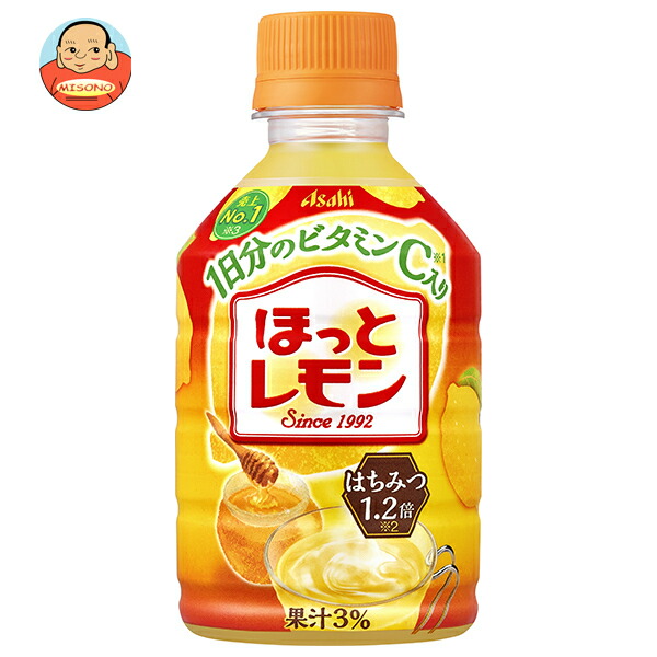 楽天市場】アサヒ飲料 【HOT用】ほっとレモン 280mlペットボトル×24本
