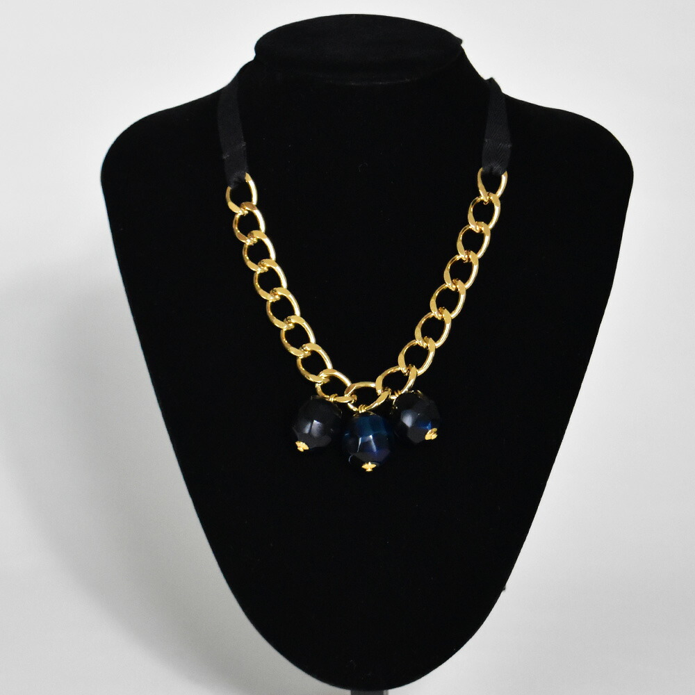 楽天市場】【アウトレット】 マルニ ネックレス レディース 黒 リボン