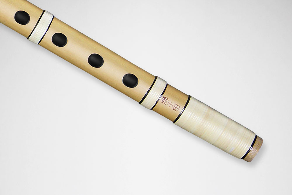 楽天市場】【篠笛】獅子田 竹渓 籐 半重【一〜十二本調子】七つ穴・六