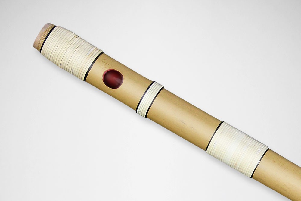 モグアイ篠笛三本調子古典半重巻き（道中）新品 モグアイ様専用篠笛三