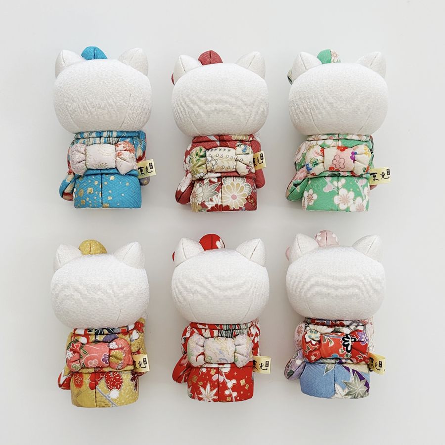 楽天市場】招き猫 サンリオ ハローキティ 柿沼人形 江戸木目込 キティ