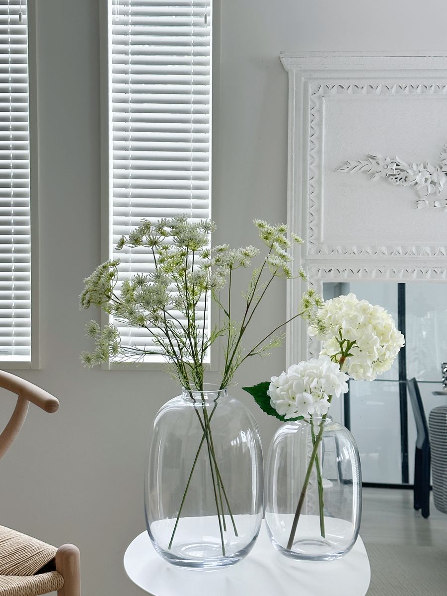 楽天市場】フラワーベース 花瓶 おしゃれ バルーンベース ガラス