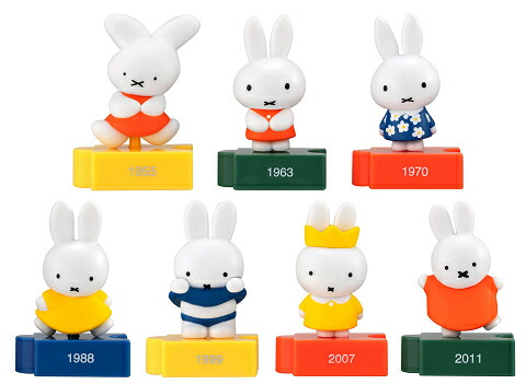 楽天市場】miffy 70th anniversary figure collection 全7種セット