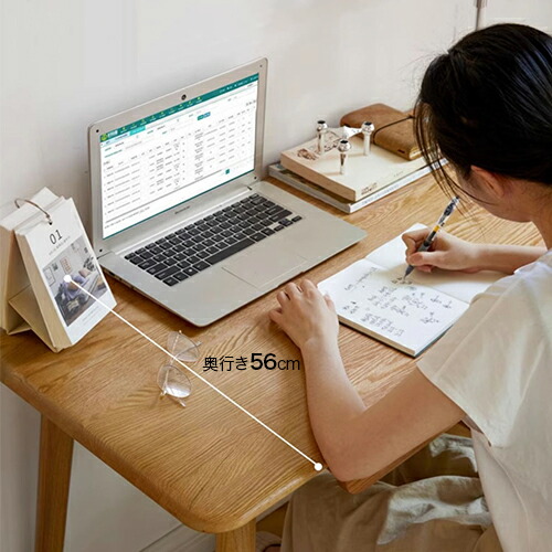 楽天市場】デスク 木製 書斎デスク 幅120 幅140cm 天然木 ハイタイプ