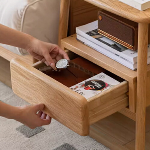 楽天市場】【レビュー特典】ナイトテーブル 完成品 サイドテーブル