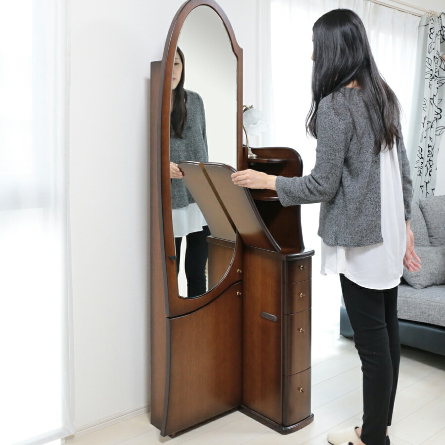 楽天市場】化粧台 鏡台 ドレッサー 全身 姿見 日本製 国産 姿見鏡