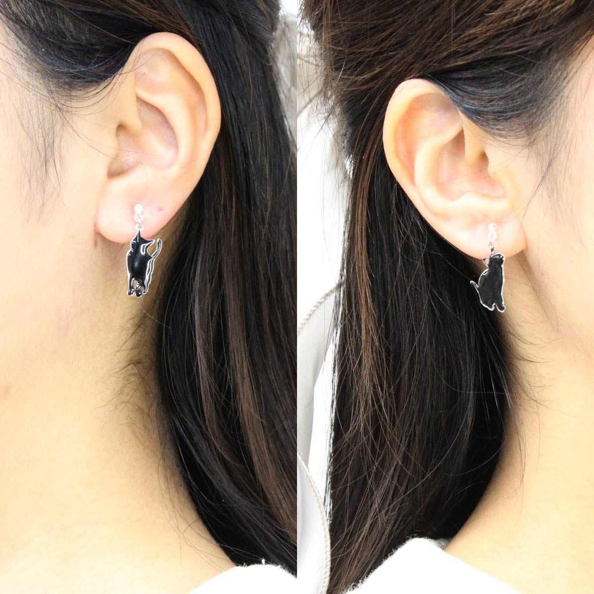 楽天市場】イヤリング ピアス レディース ねこ キャット 猫 cat