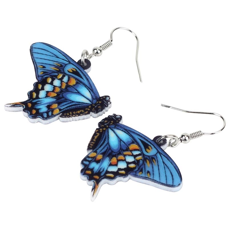 楽天市場】ブルーバタフライ リアルステンレスピアス 1個販売 20G 20