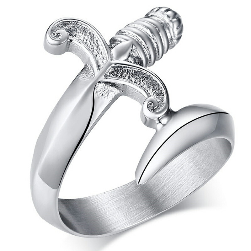 楽天市場】短剣ステンレスリング（RSG003） サイズ/29号 ナイフ 刀