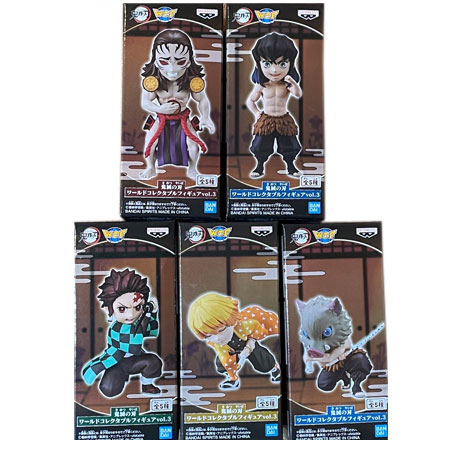 楽天市場】送料無料 鬼滅の刃 ワールドコレクタブルフィギュア vol.3