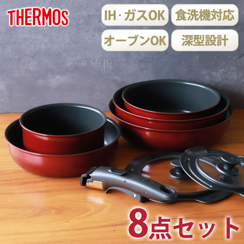 楽天市場】【ポイント5倍 2/25限定】 THERMOS サーモス フライパン
