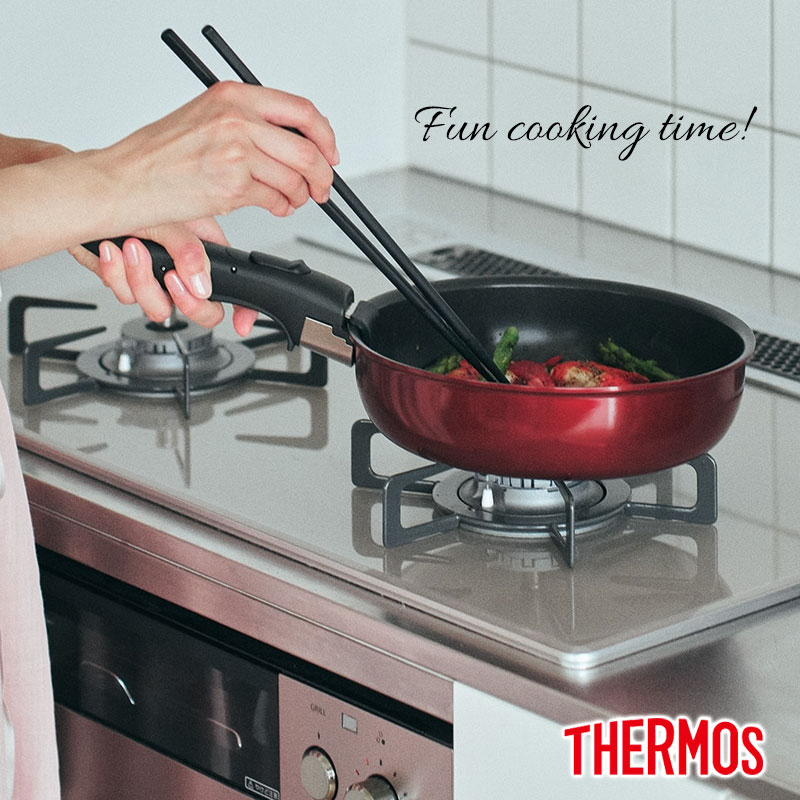 楽天市場】【ポイント5倍 2/25限定】 THERMOS サーモス フライパン
