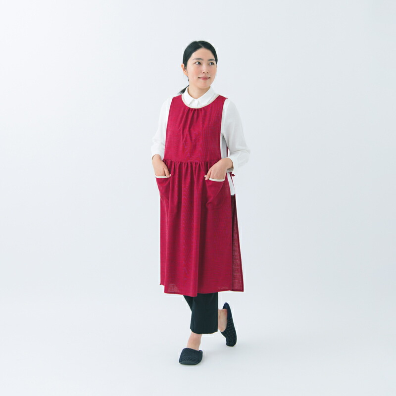 楽天市場】【送料無料】宮田織物 和木綿 和 なごみ エプロンドレス