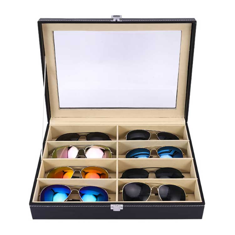 楽天市場】メガネケース 8本収納 コレクションボックス 眼鏡