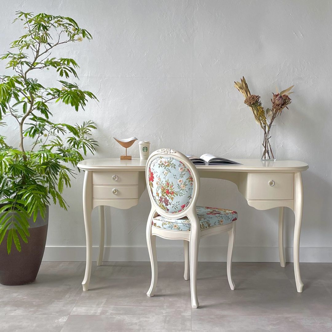 楽天市場】松永工房 カンティーニュ デスク 猫脚家具 クラシック家具