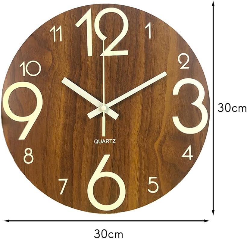 楽天市場】掛け時計 連続秒針 壁掛け時計 オシャレ 静音 蓄光