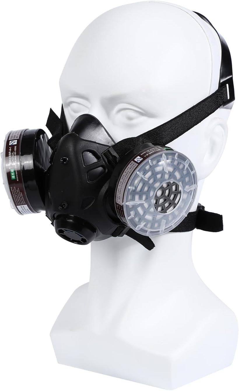 楽天市場】ガスマスク コスプレ用 ハーフマスク ダブルフィルター