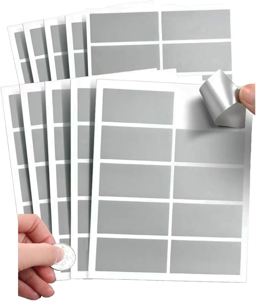 楽天市場】スクラッチシール 長方形 100枚 ゲーム 抽選 くじ