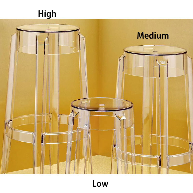 楽天市場】正規代理店 Kartell カルテル スツールCHARLES GHOST HIGH