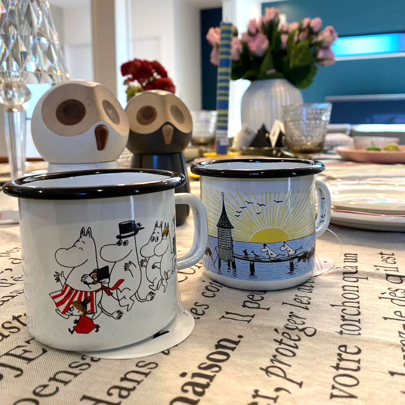 楽天市場】MOOMIN Enamel Mugムーミン ホーローマグ 250mlMuurla