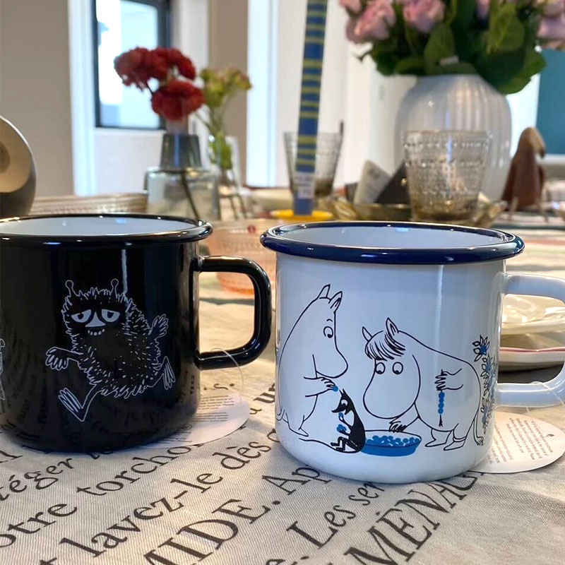 楽天市場】MOOMIN Enamel Mugムーミン ホーローマグ 370mlMuurla