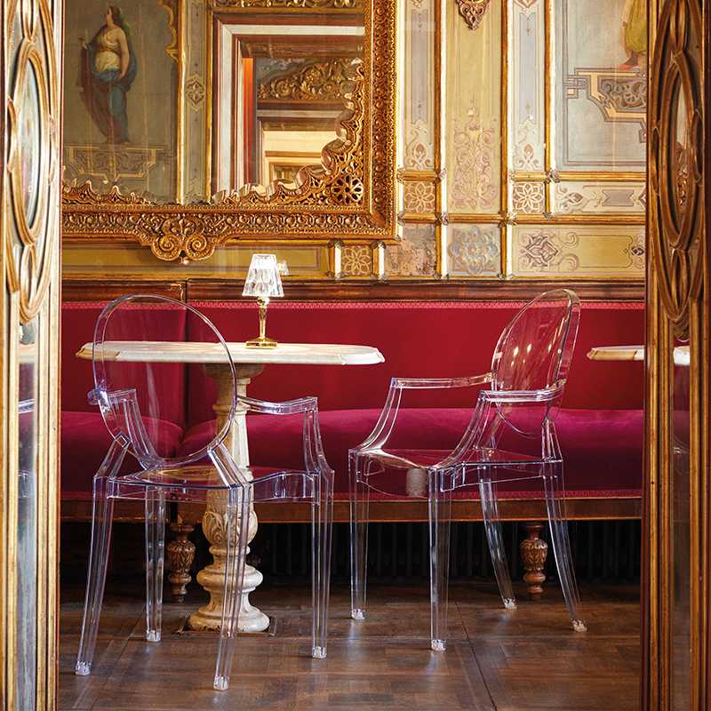 楽天市場】正規代理店 Kartell カルテル アームチェア Louis Ghost