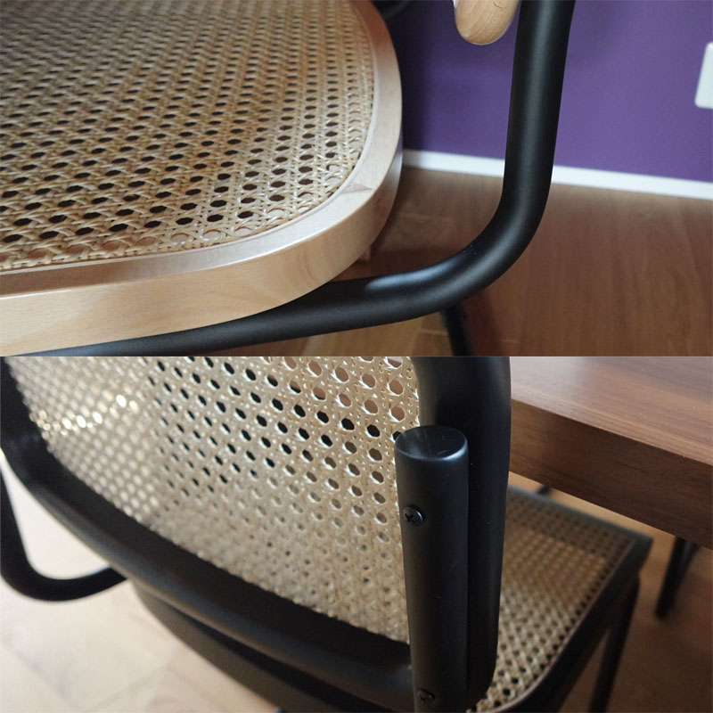 楽天市場】国内在庫 チェスカアームチェア ブラックパイプ イタリア製