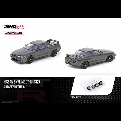 楽天市場】INNO Models(イノモデル) NISSAN SKYLINE GT-R(R32)(1/64