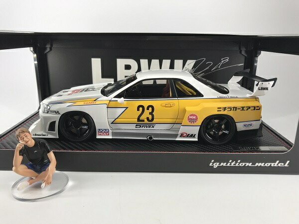 楽天市場】イグニッションモデル製 1/18 LB-ER34 スーパー シルエット