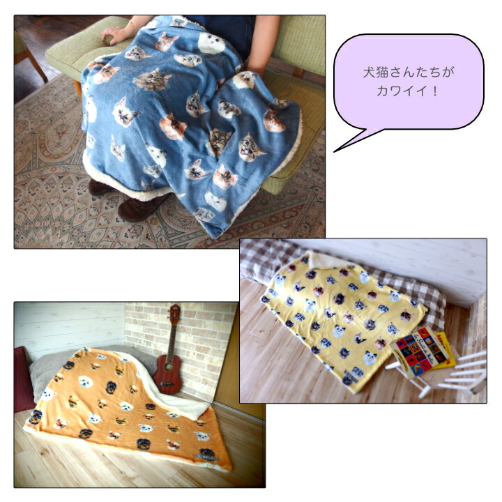 楽天市場】フランネルボアブランケット・フランネル生地と、裏地にボア