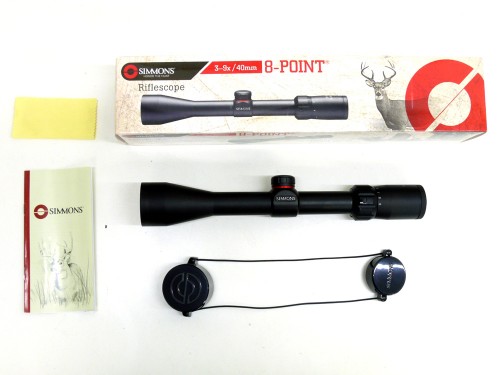 楽天市場】SIMMONS 8 POINT 3?9×40 ズームライフルスコープ（284