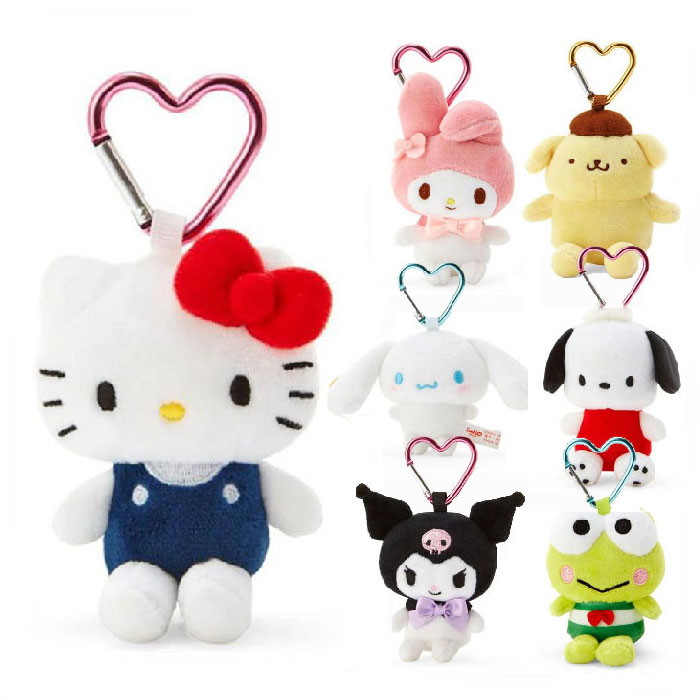 楽天市場】サンリオ ミニマスコットホルダー キーホルダー ハート