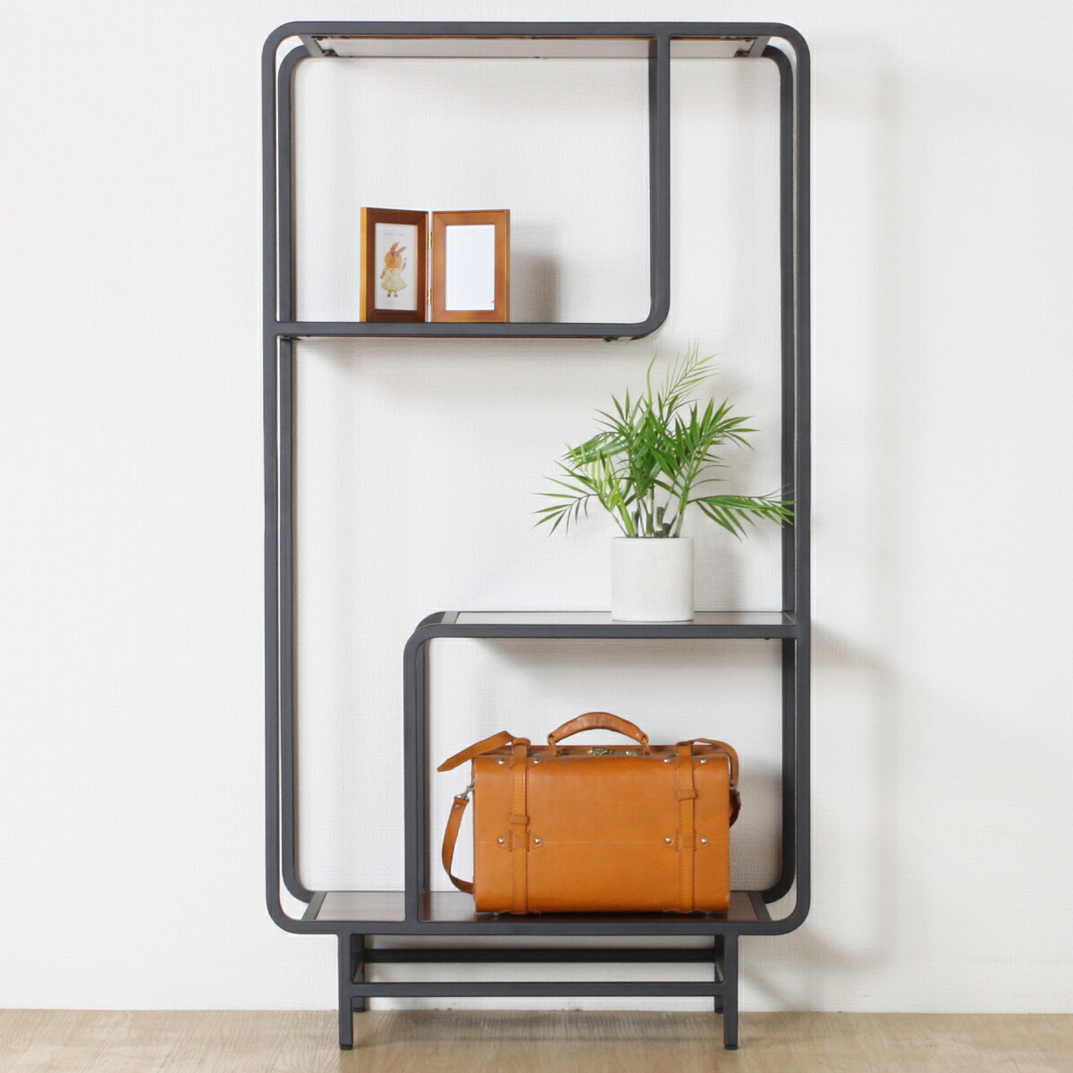 楽天市場】アイアンチーク 飾り棚 W750 D350 H1400 アイアンチーク