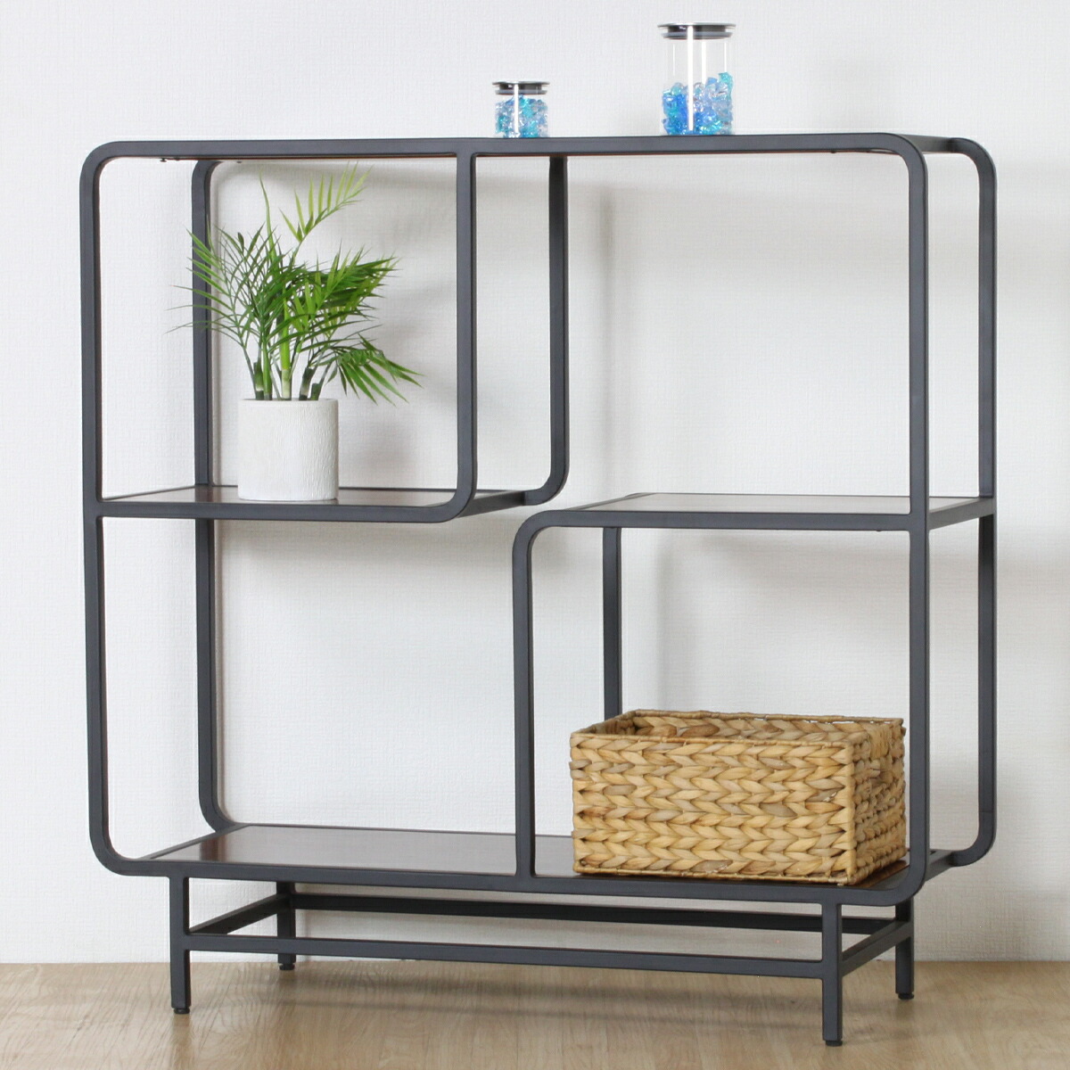 楽天市場】アイアンチーク 飾り棚 W1000 D350 H1000 アイアンチーク