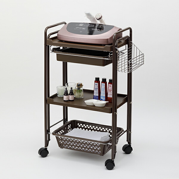 楽天市場】カゴ付3段ワゴン キャスター付き FV-126 : moise 楽天市場店