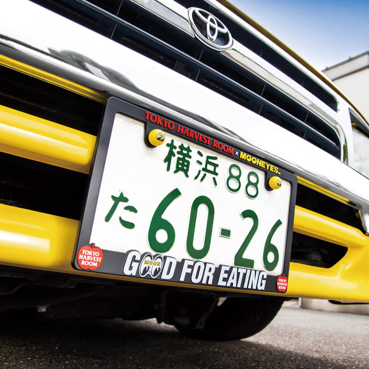 楽天市場】ムーンアイズ ナンバーフレーム TOKYO HARVEST ROOM x