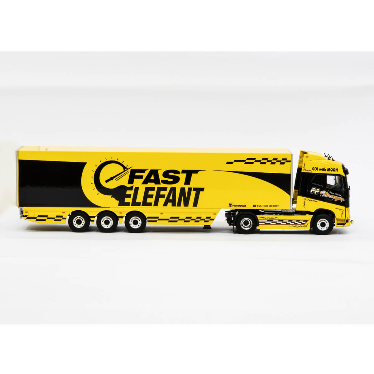 楽天市場】ムーンアイズ ミニカー Fast Elefant x MOON Volvo FH4