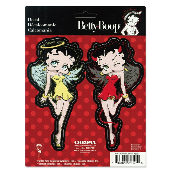楽天市場】ベティ ブープ Betty Boop STICK・ONZ デカール (ステッカー