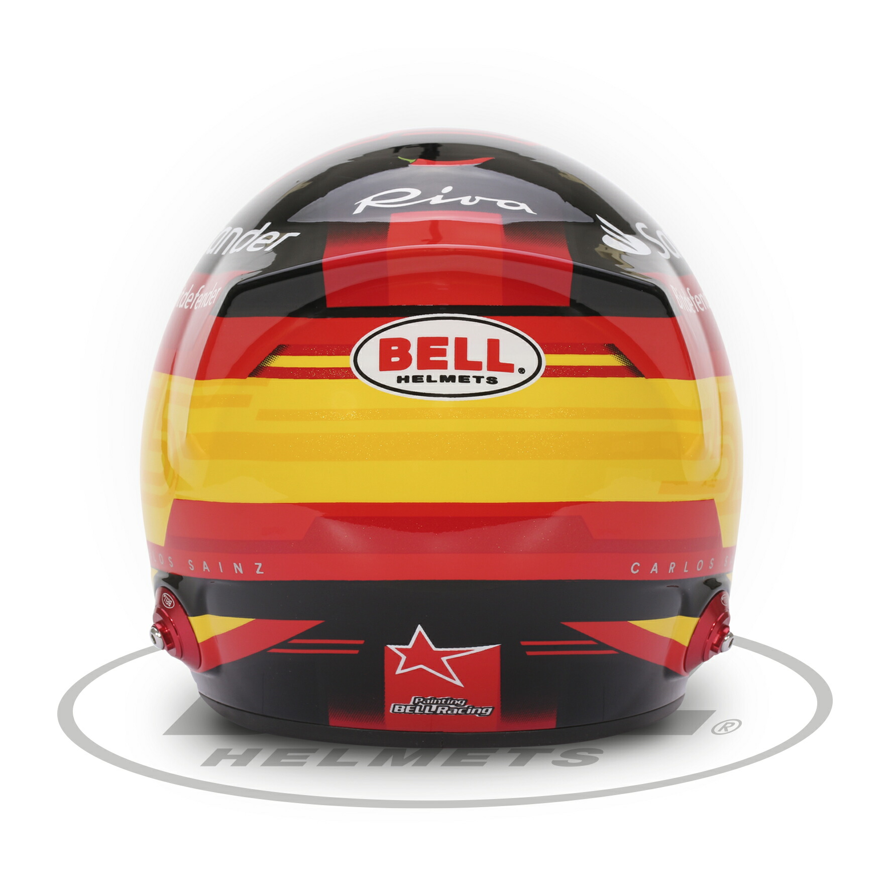 楽天市場】BELL F1 1/2サイズ ヘルメット カルロス サインツ Carlos