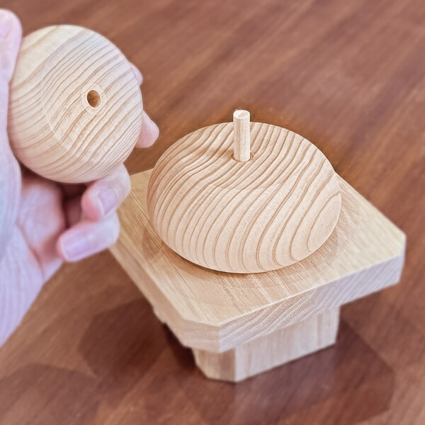 楽天市場】【2026年度】鏡餅 木製 飾り 箱入り 正月飾り 日本製 かがみ