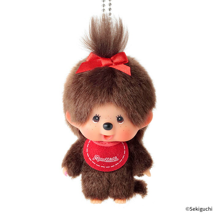 楽天市場】顔でかモンチッチ SSサイズ 女の子 キーチェーンSSサイズ 顔
