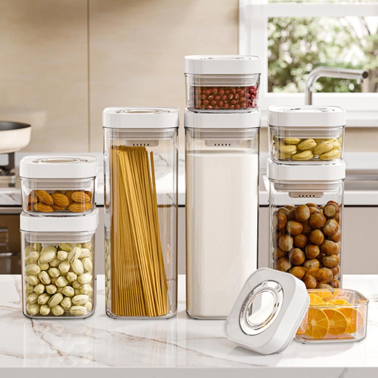 楽天市場】 1.7L ナッツ 保存容器 密閉 キャニスター 2個セット 四角