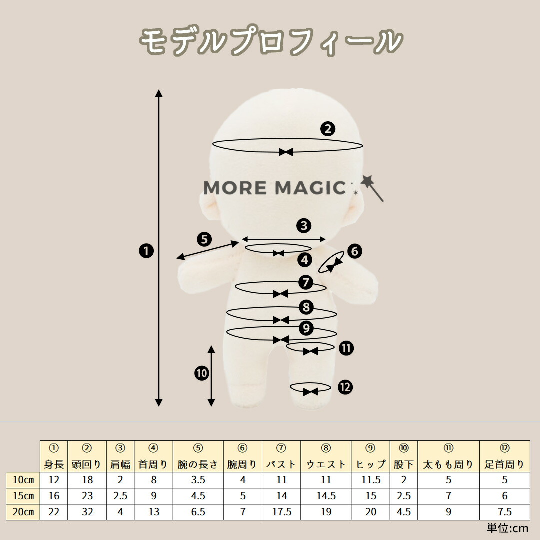 楽天市場】ぬい服 10cm ぬいぐるみ 3点セット ケープ トップス 魔術師