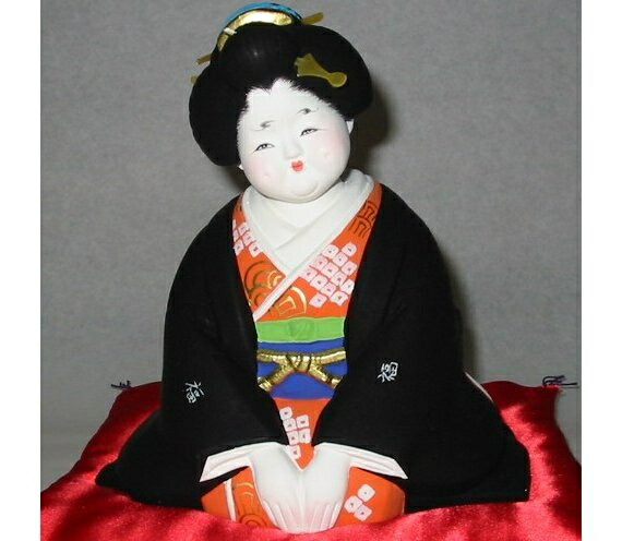 楽天市場】お福さん【博多人形】 お福人形 : 人形のモリシゲ