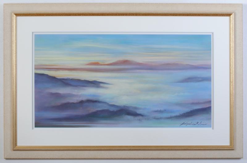 楽天市場】【作家名】石井清 【作品名】雲海 阿蘇 風景画 絵画