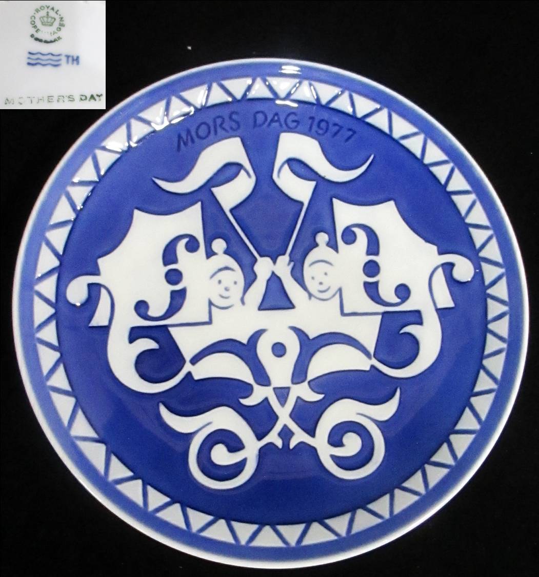 楽天市場】ロイヤルコペンハーゲン1977年マザーズデイプレート