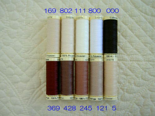 楽天市場】パッチワーク 糸 ギッターマン 縫い糸 100m巻 60番手 1個