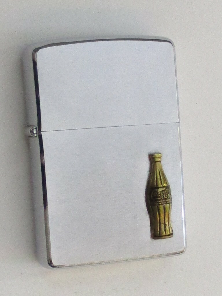 楽天市場】ビンテージZippo Coca Cola コカコーラ バッジ貼り 1977年製