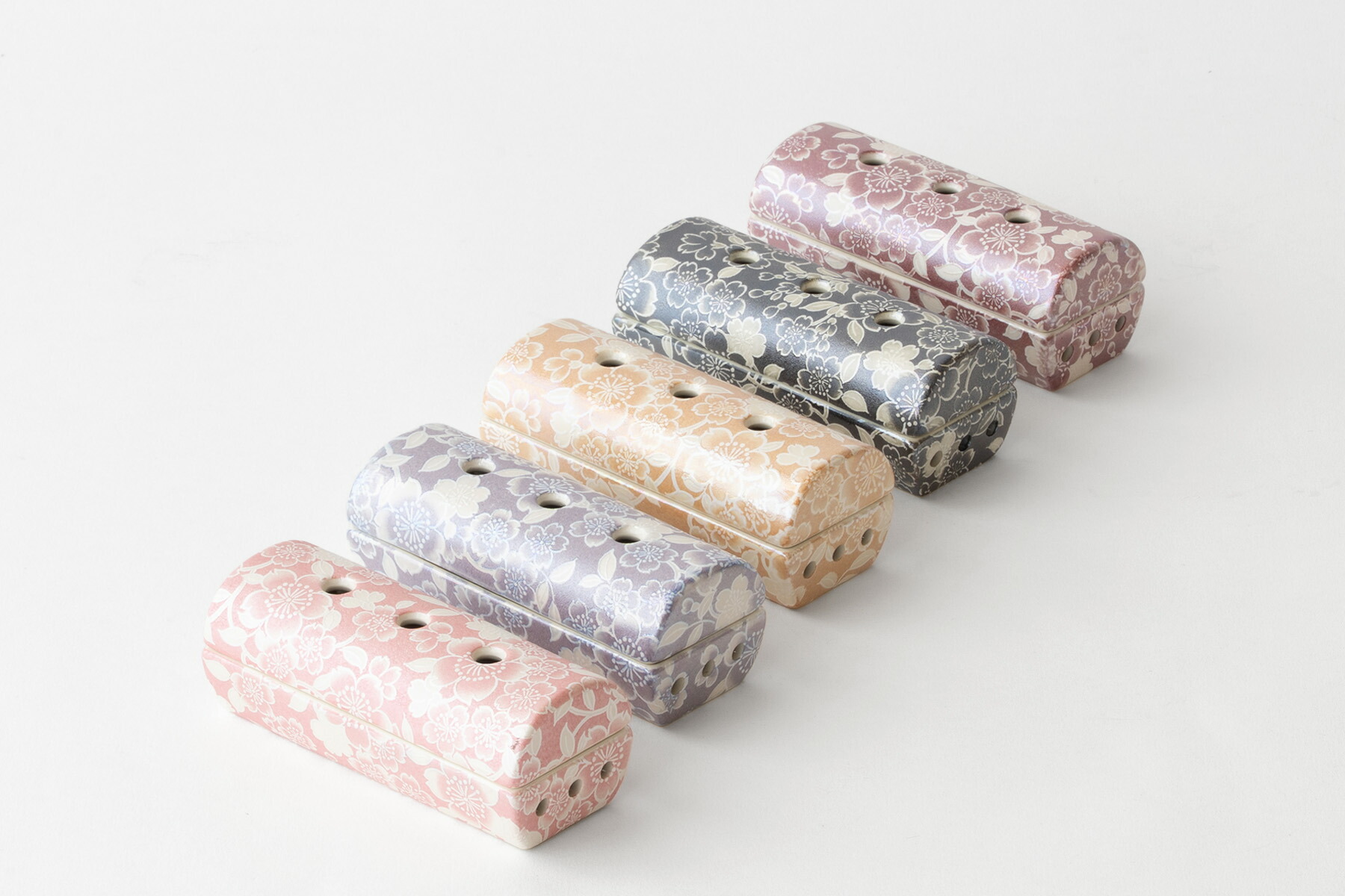 楽天市場】蓋付き 筒型香炉 横置き ゆいか 選べる5色 陶器 おしゃれ 11