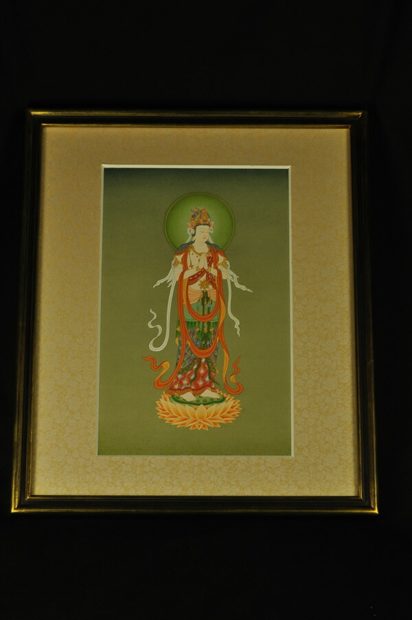 楽天市場】肉筆仏画 勢至菩薩 : 仏像仏画チベット美術卸の天竺堂